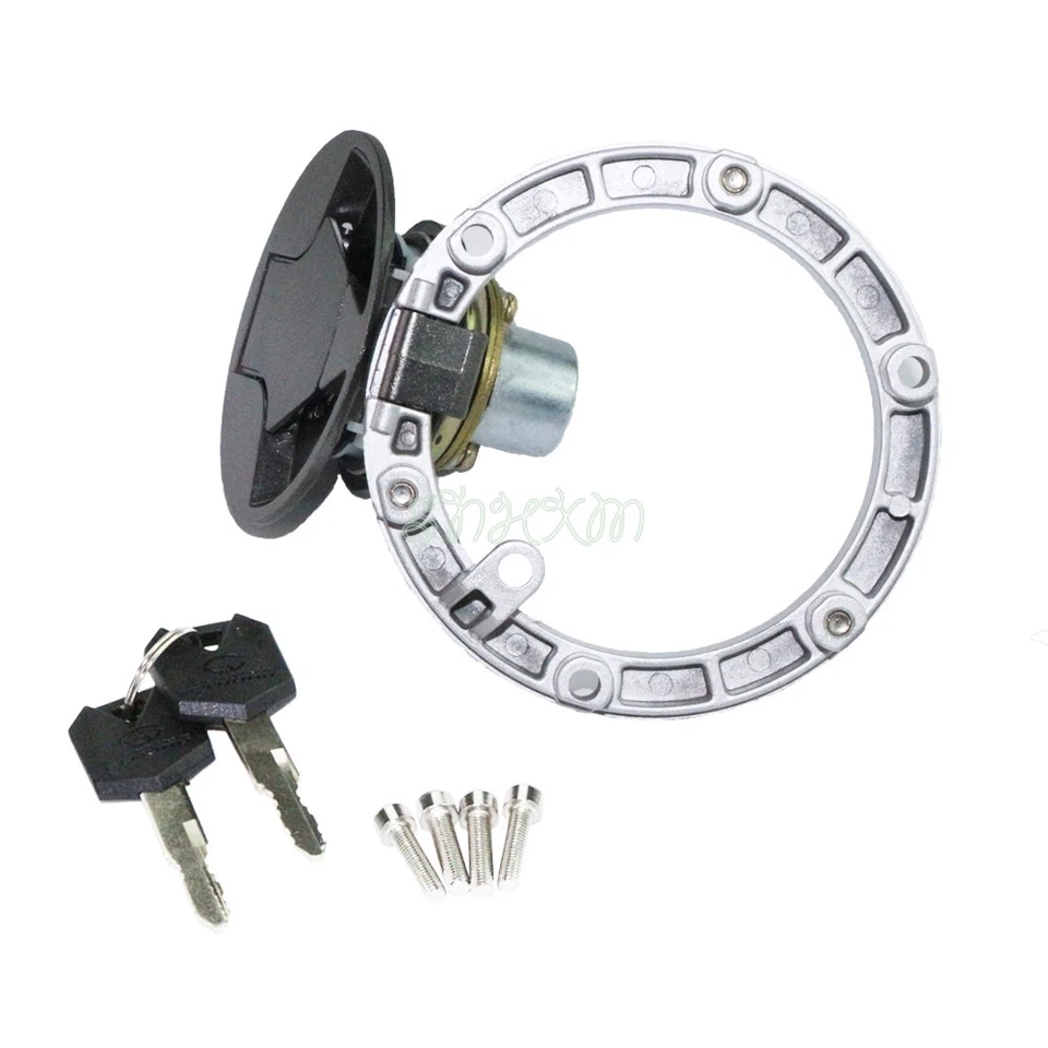 Fuel Gas Tank Cap Cover Lock For Kawasaki Ninja EX 250R 2008-2012 2009 2010 2011 - Image 4 of 4