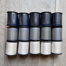 VTG 15 x NEW Excell Polyester Sewing Thread Spools 200 Yds USA Made