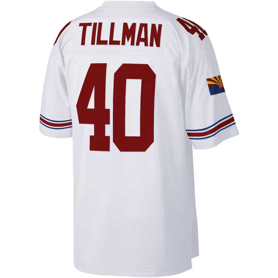 Mitchell & Ness Mens Pat Tillman White Arizona Cardinals Throwback