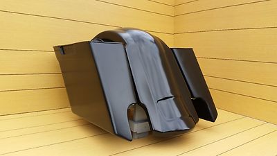 5''EXTENDED SADDLEBAGS AND REAR FENDER FOR HARLEY DAVIDSON TOURING BIKES 96/2013