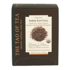 Organic Italian Earl Grey Pyramid Sachets 15 Count