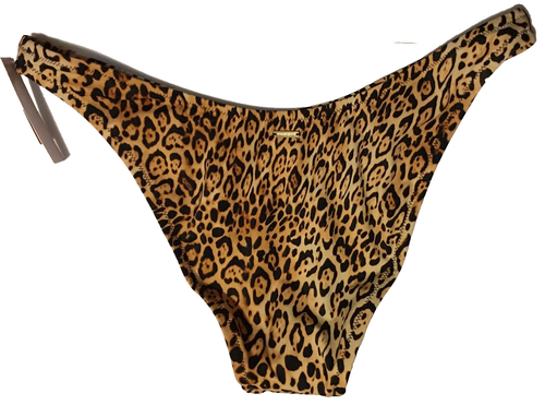 Victoria's Secret Swim Leopard Animal Escondido Brazilian Swim Bottom Size L NWT - Picture 2 of 16