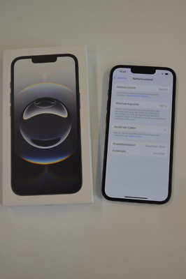 Apple iPhone 16e 128GB Schwarz 6,1'' FHD 48MP 8GB WIE NEU