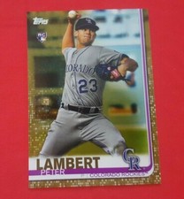 2019 Topps Update US73 Peter Lambert Gold Parallel Rookie Card #1141/2019