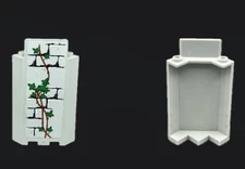 Lego Part Panel 3 x 3 x 6 Corner Wall, Bricks Ivy Trunks (Sticker) King’s Castle