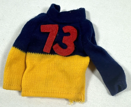 VINTAGE 1973 BARBIE KEN OUTFIT #8616 NAVY BLUE SWEATER & PANTS - Picture 5 of 9