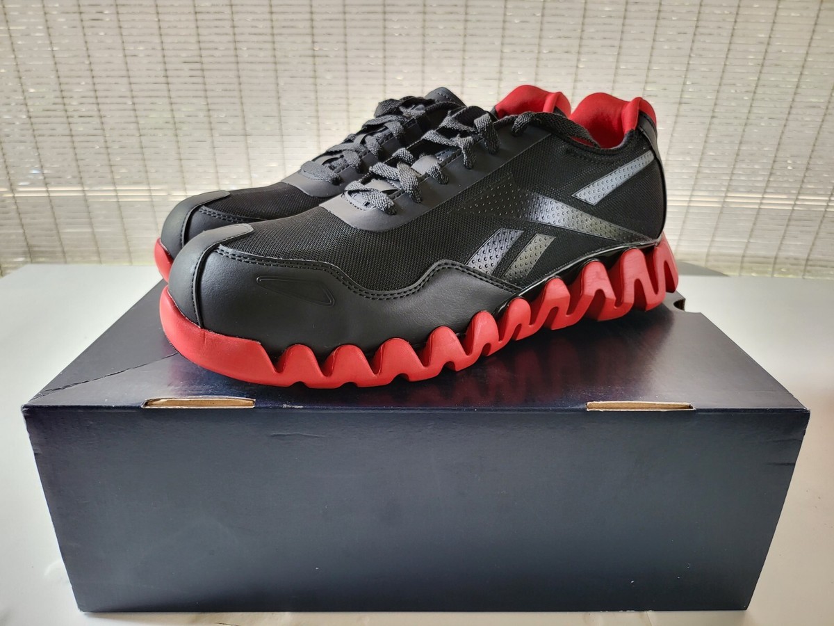 Reebok Zip Pulse Composite Toe Athletic Work Shoes 作業靴 Reebok Zig Pulse Composite Toe Work Shoe, Men's Size 11 Wide