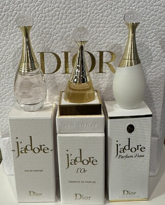 ChristianDior　J'adoreノベリティセット Dior J'adore Mini Set Parfum d'eau, The New Version Lo'r, J