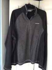 Craghoppers Czarny/Szary Lekki polar 1/4 Zamek błyskawiczny XXL