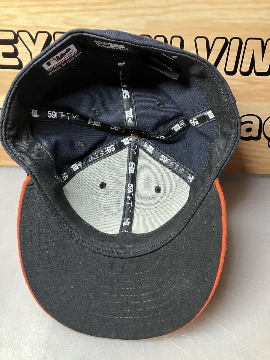 Houston Astros 7 5/8 New Era 59FIFTY Official On-Field Navy Hat