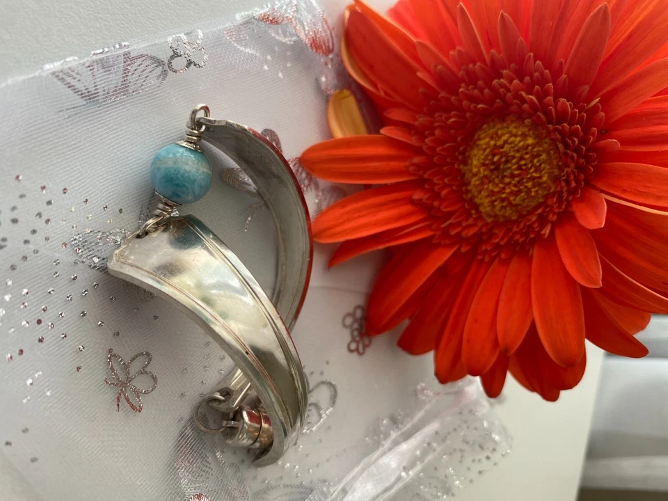 Larimar Vintage Silver Bracelet - Image 3 of 4