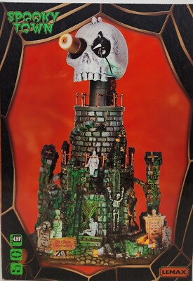 Lemax Spooky Town Mt. Gloom Observatory #45672 NIB Halloween 2014 Building