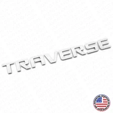 For Chevy Traverse Rear Lifgate Letter Badge Nameplate Logo Emblem Chrome Sport