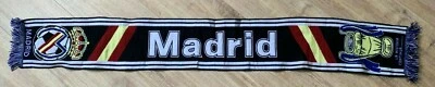 Echarpe Real Madrid vintage retro football scarf soccer - Photo 1/2