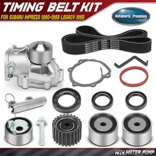 10x Timing Belt Kit w/ Water Pump for Subaru Impreza 1993 Legacy 1990-1993 GAS