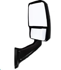 713802 Velvac Rv Black Passenger Side Mirror Heated Remote Controlled 