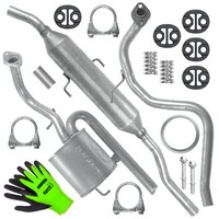SchalldäMpferset Auspuff FüR Toyota Yaris 2 II XP9 FließHeck 1.3 (2005-11/2008)