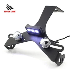 License Number Plate Frame For Ducati 848 1098 1198 R S Bracket 2011 WOLFLINE