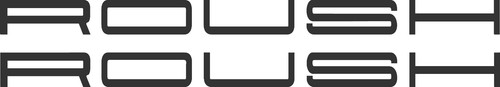 36” Roush Lower Door Body Decal OEM 2PC Set Driver & Passenger Trucks Matte BLK - Foto 2 di 2
