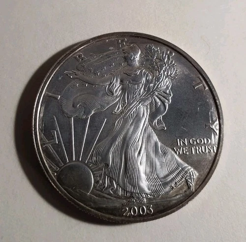 2003  Walking Liberty American Eagle 1 oz Fine .999 Silver Dollar