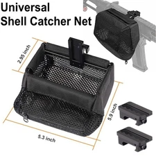 Mesh Brass Catcher Heat Resistant Shell Catcher Net with Picatinny Rail Mounts