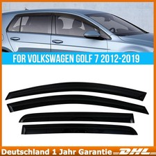 4-Tlg für VW Golf VII 12-19 Regenabweiser Regenabdeckung Windabweiser