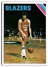 1975-76 Topps Chewing Gum - Geoff Petrie #165 Portland Trail Bazers 