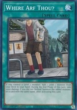YuGiOh Where Arf Thou? OP13-EN010 Super Rare Englisch Good unl.