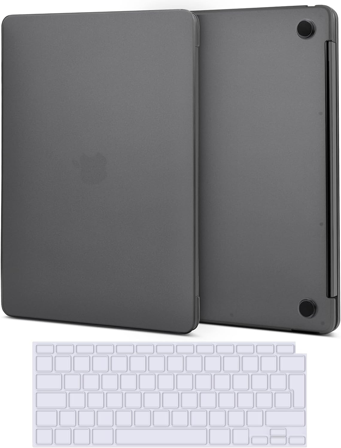 TECOOL Cover per MacBook Air M1 13 Pollici , Grigio satinato | A2337 A2179 A1932 foto 2