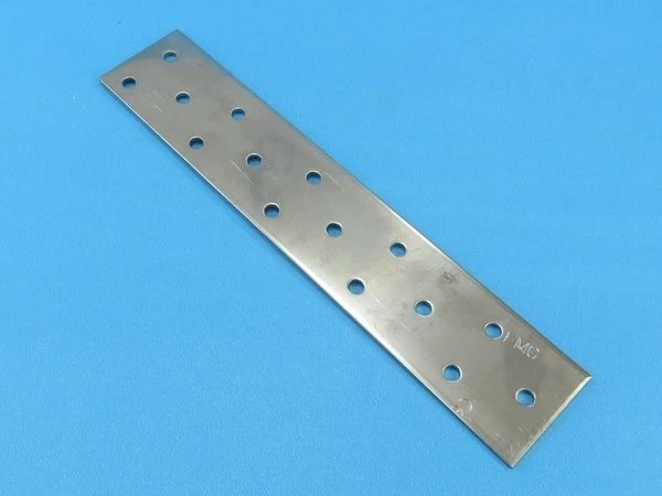 HÖRR EDELSTAHL Edelstahl Flachverbinder 200 x 40 mm V2A Holz Verbinder Lochblech 20x4 4x20 cm