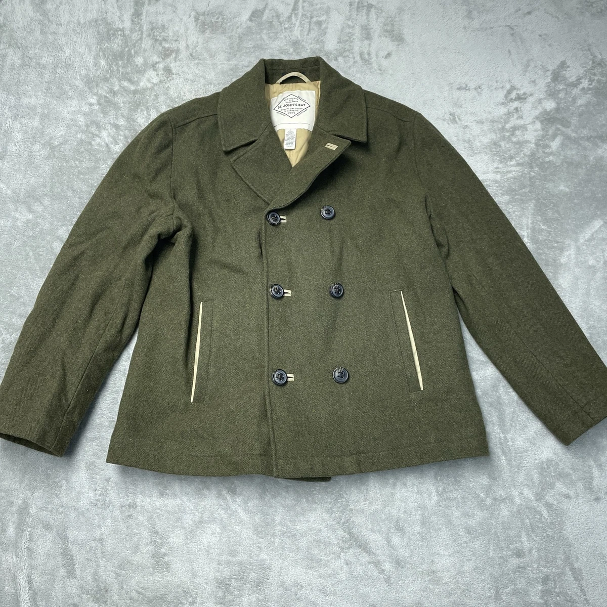 St. John's Bay Coats, Jackets & Vests for Wool Outer Shell Men for