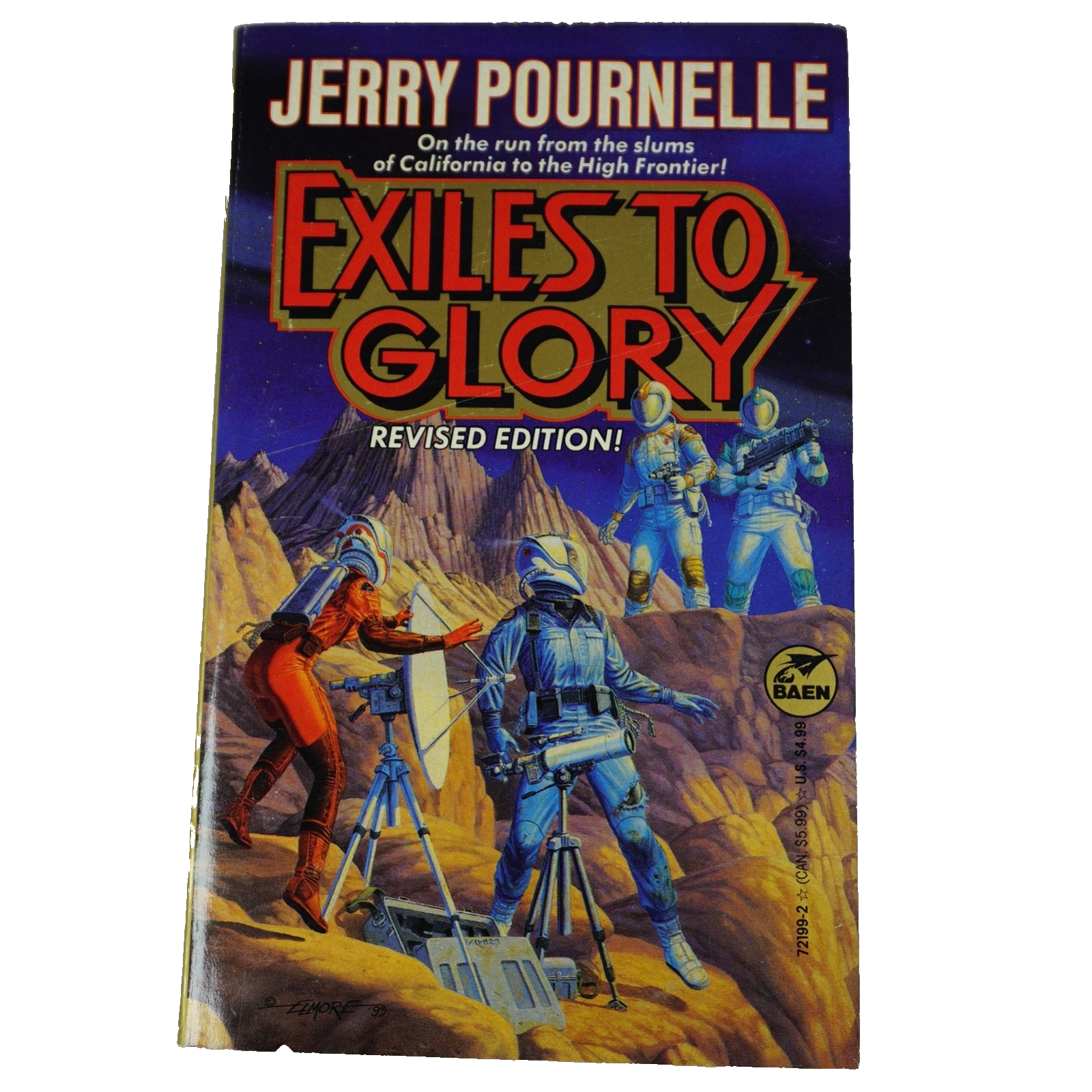 Exiles To Glory (Revised Edition) - Jerry Pournelle - Baen Books Paperback Book