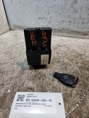 Mercedes Vito Ignition Lock Switch & Fob Key 2.2 Diesel Van 2005 OEM 6395450108