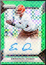 Emmanuel Ogbah Rookie 2016 Panini Prizm Autographs Prizms Green Power /49 #24 