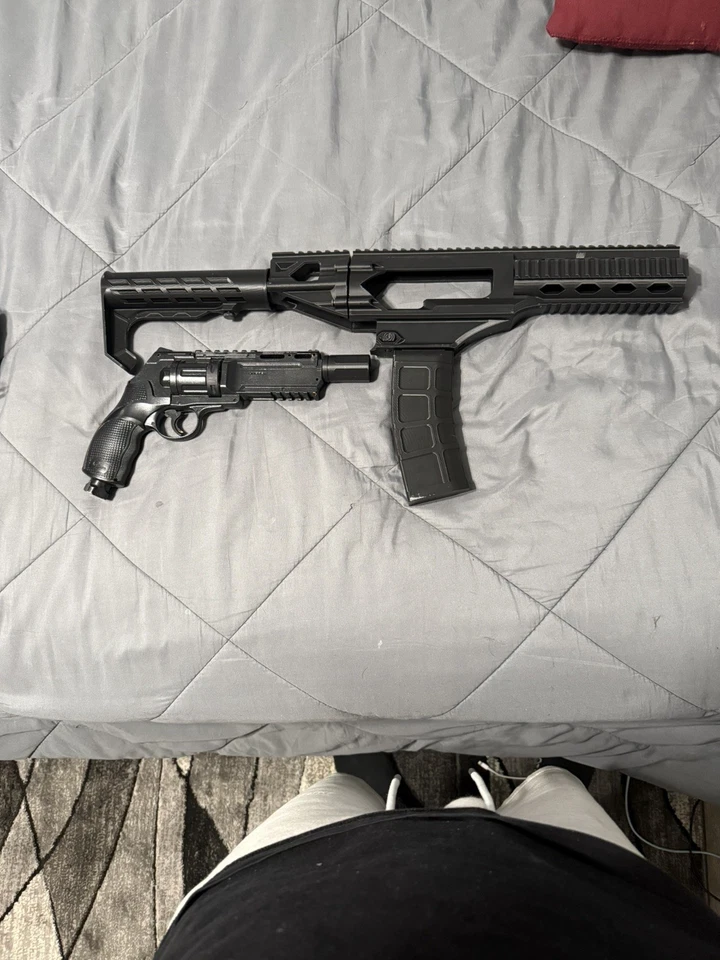 CARABINA MARCADORA PAINTBALL UMAREX T4E TR50 SUPER MEJORADA 40+ julios  Foto 3 de 4