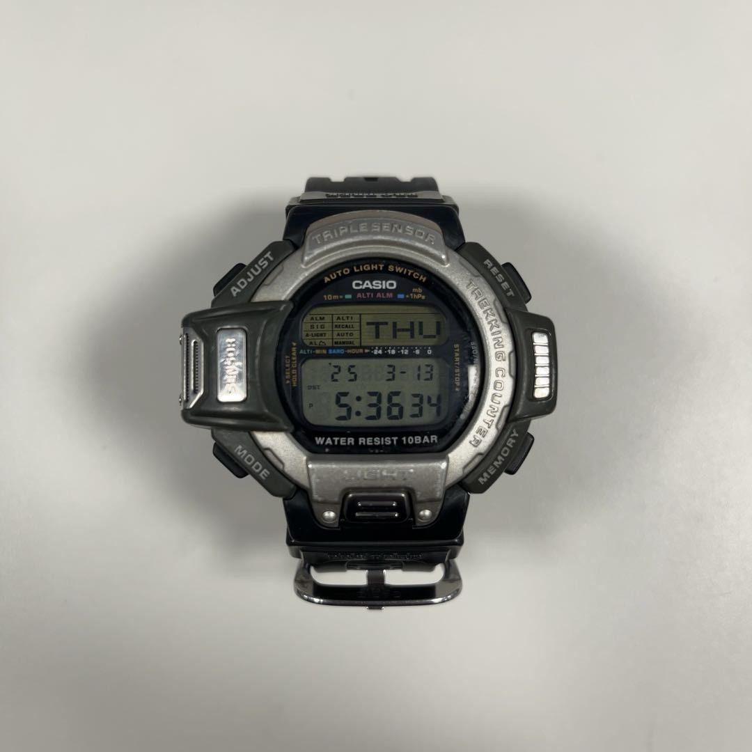 CASIO プロトレック　PRT-60 CASIO PROTREK PRO TREK PRT-60 men Quartz Black Watch - Rank