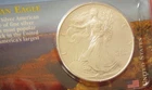 1993 oz Silver American Eagle Sealed, Uncirculated,Littleton coin co.