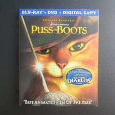 Puss in Boots Blu-ray, 2011 with Slipcover, No Digital, No DVD