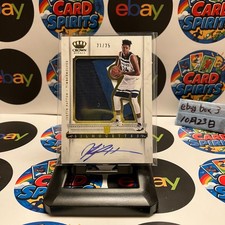 2017-18 Panini Crown Royale Justin Patton 21/25 Rookie Patch Autograph Card