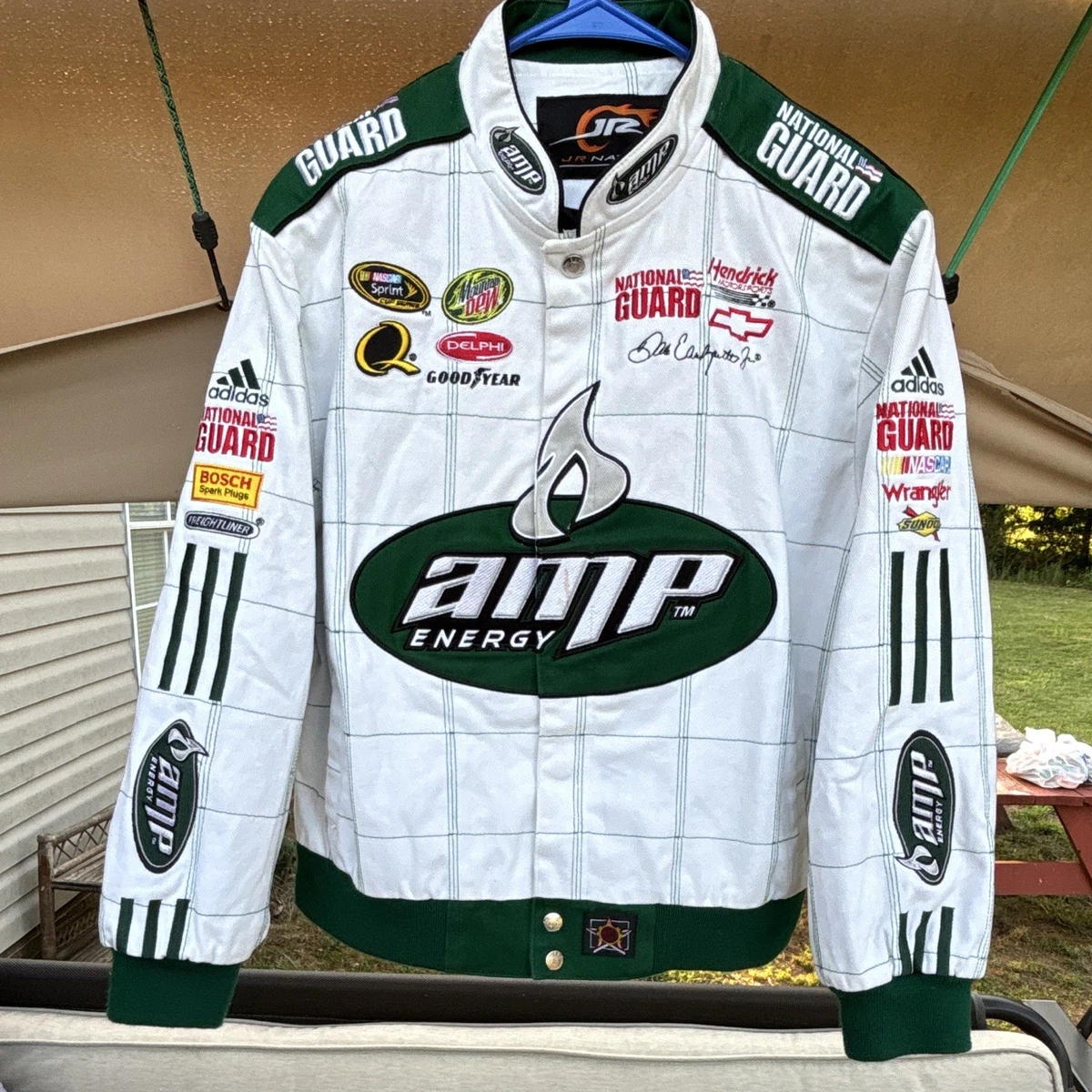 Dale Earnhardt Jr White NASCAR Jackets for sale | eBay