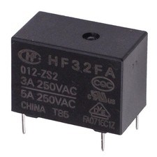 Image of 12V Subminiature PCB Power Relay 5A SPDT HF32 HongFa