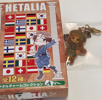 Movic Hetalia Axis Powers APH Metal Charm Keychain Mascot A Hungary
