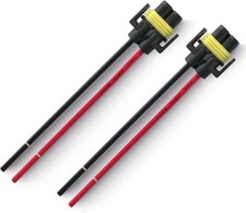 H11 Pigtail Socket H11 H9 H8 880 881 Female Nylon Adapter Wiring Harness Connect
