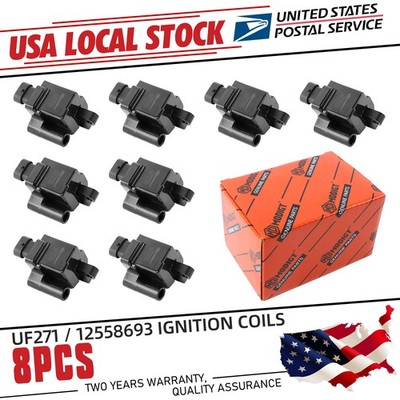 MODIGT x8 Ignition Coils For 1999-2009 Chevrolet GMC Cadillac, 12558693