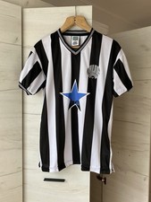 Newcastle United Retro Home Shirt Black White Stripes Classic NUFC Vintage Kit