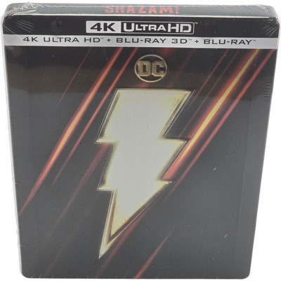 Shazam: Steelbook Débossé 4K Ultra HD + Blu-Ray 3D Ausgabe Begrenzte Zo