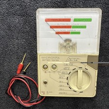 RARE VINTAGE MICRONTA 22-032A BATTERY TESTER RADIO SHACK