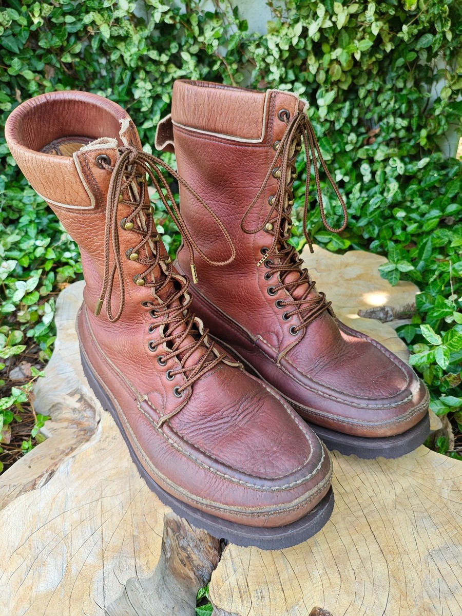 Russell Moccasin HCH High Country Hunter Boots 10.5 EEEEE Brown