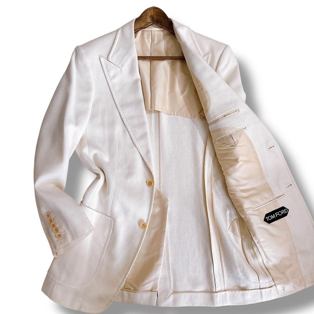 ジャケット TOM FORD Tom Ford Tailored Jacket Rare Tom Ford Luxury Linen Silk Tailored Jacket 44 S Size
