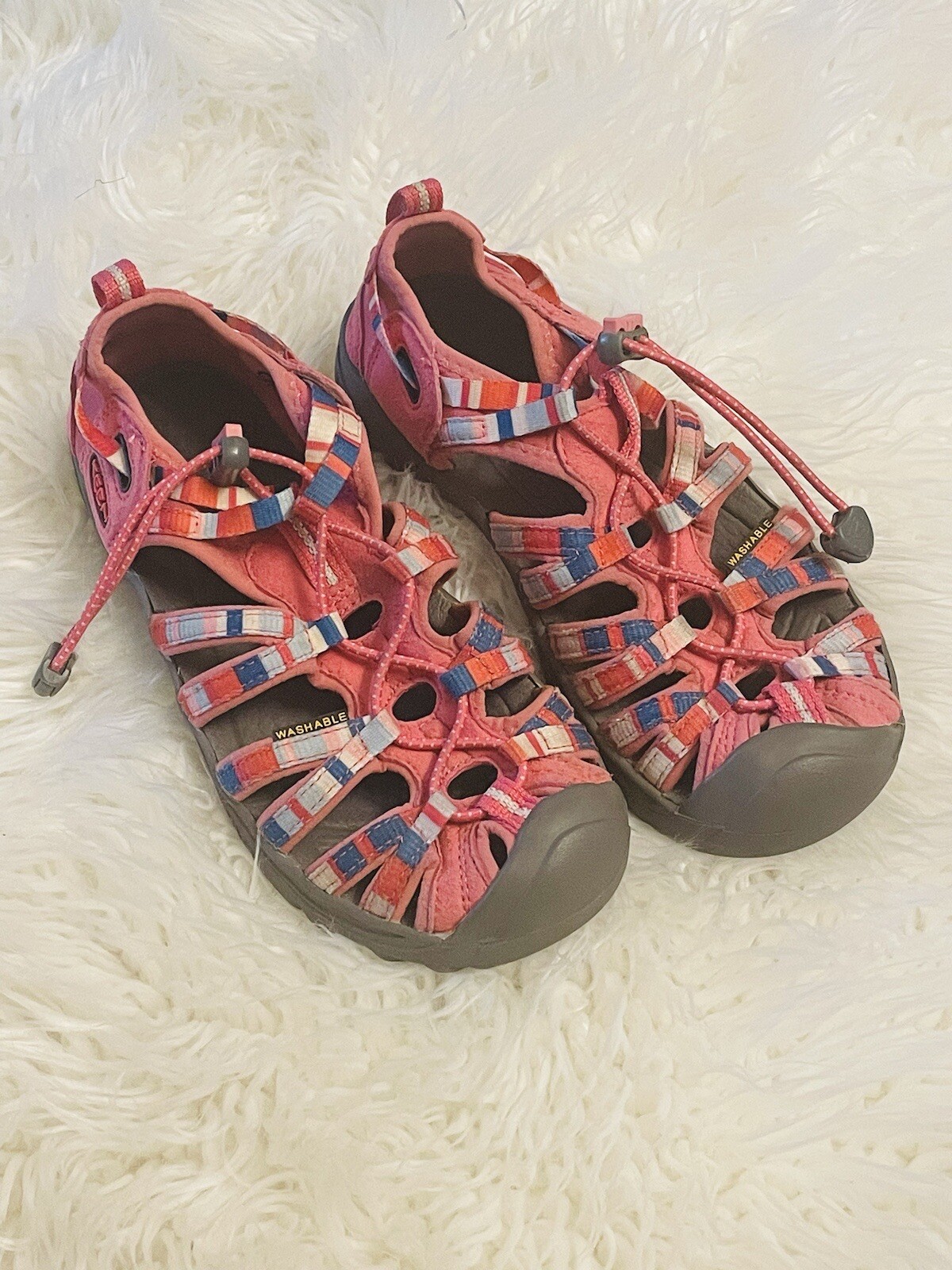 Scarpe Keen bambino taglia 4 acqua passeggio punta chiusa rosa lavabili ragazze usate in ottime condizioni